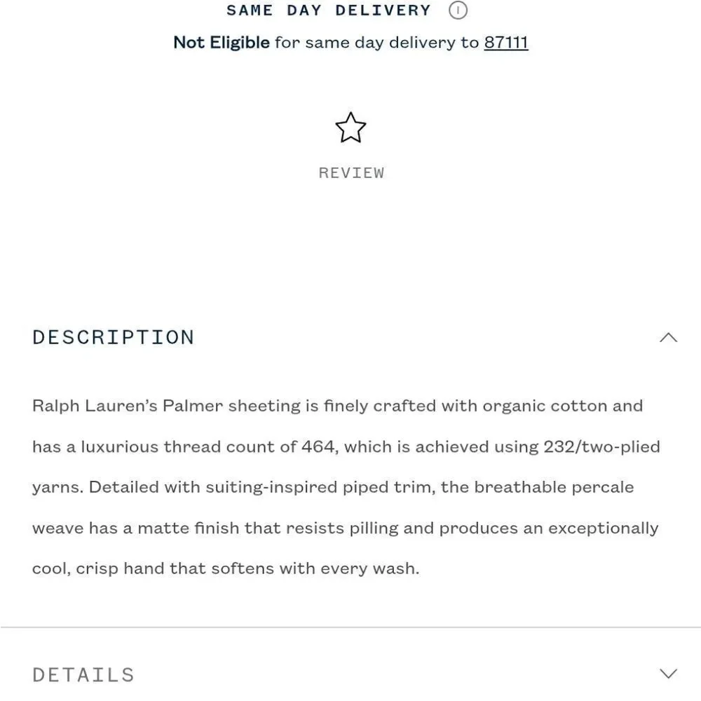 Ralph Lauren new original